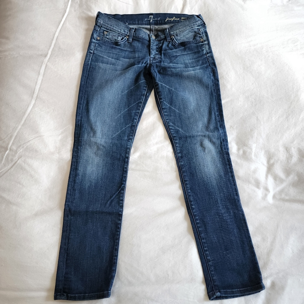 7 FAM Josefina Skinny Boyfriend jeans